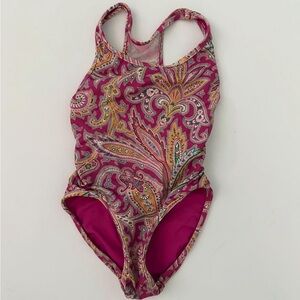 Zimmerman Paisley Pink Kids Swimsuit